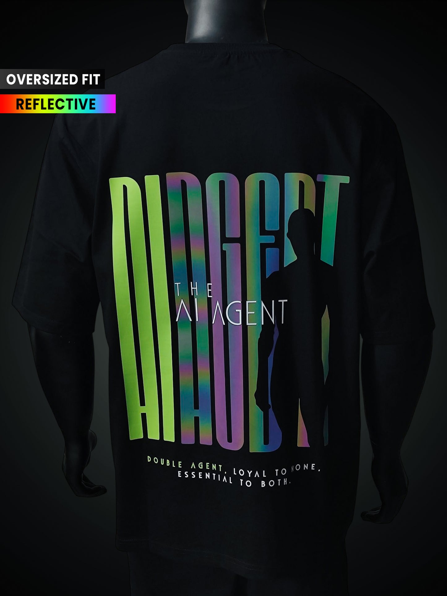 AI AGENT Oversized - Reflective