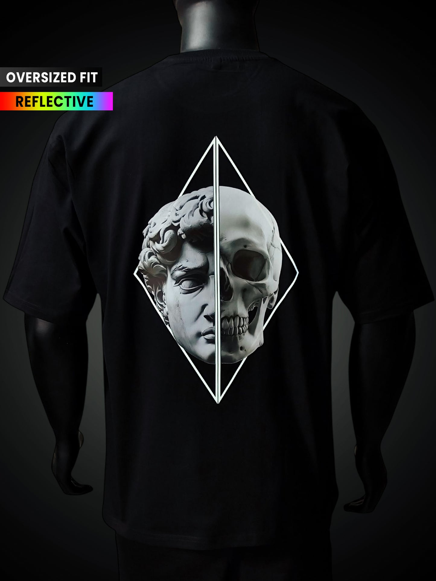 HALF TONE Oversized - Reflective Tee