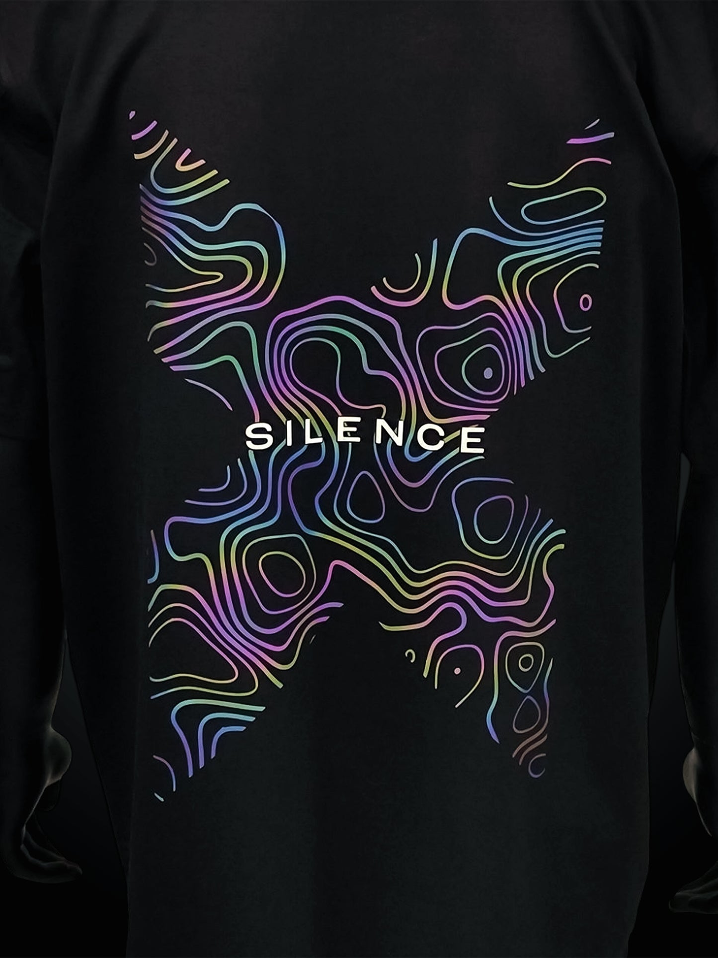SILENCE | Oversized | Reflective Tee