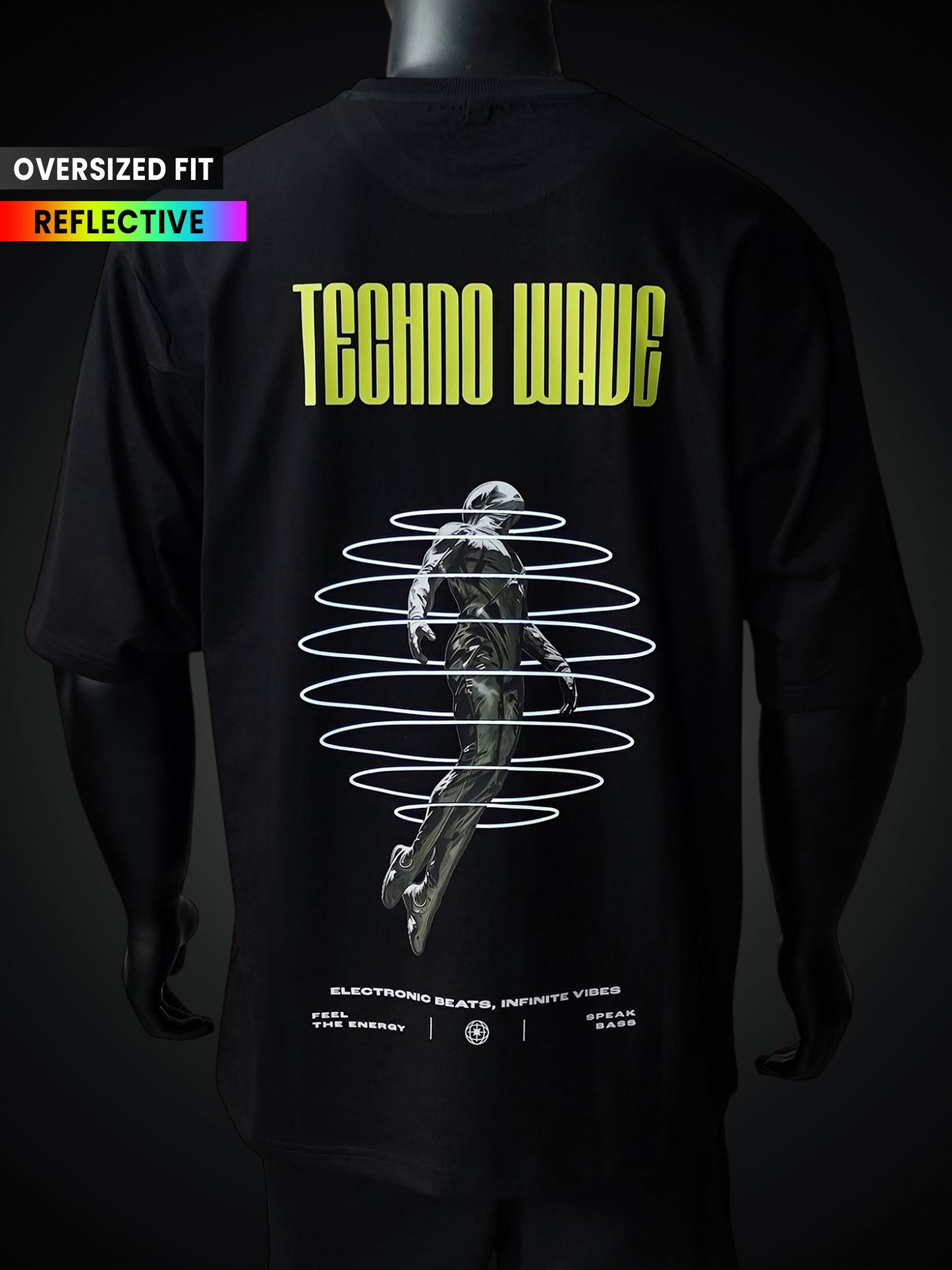 TECHNO WAVE Oversized - Reflective