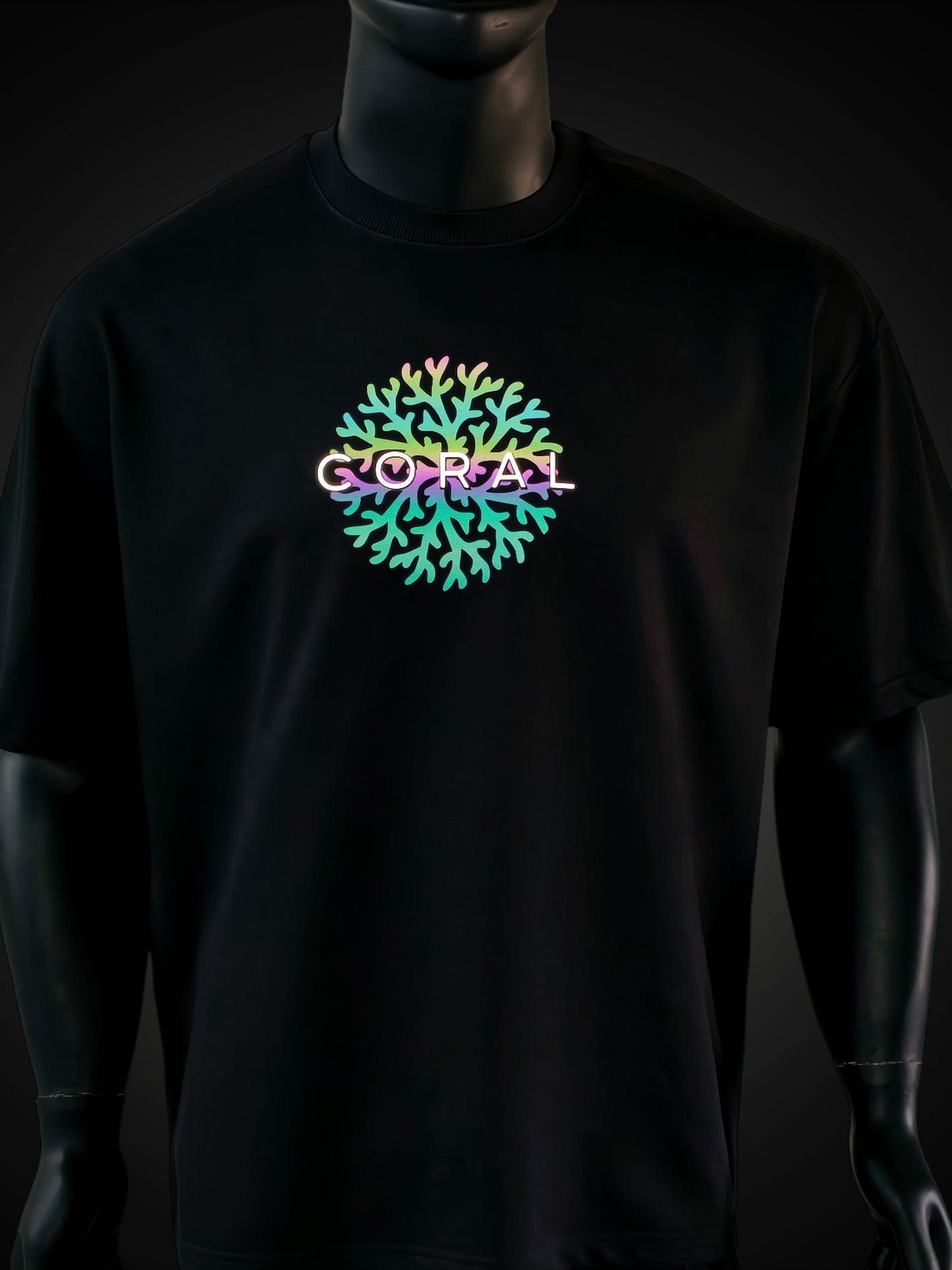 CORAL Oversized - Reflective Tee