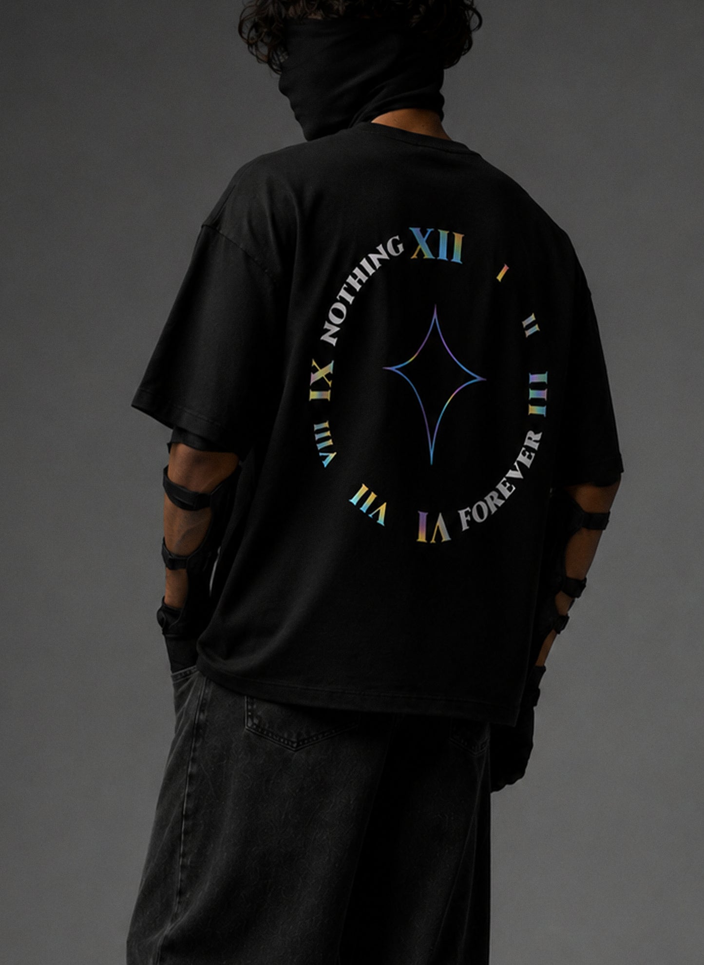 NOTHING FOREVER Oversized - Reflective Tee