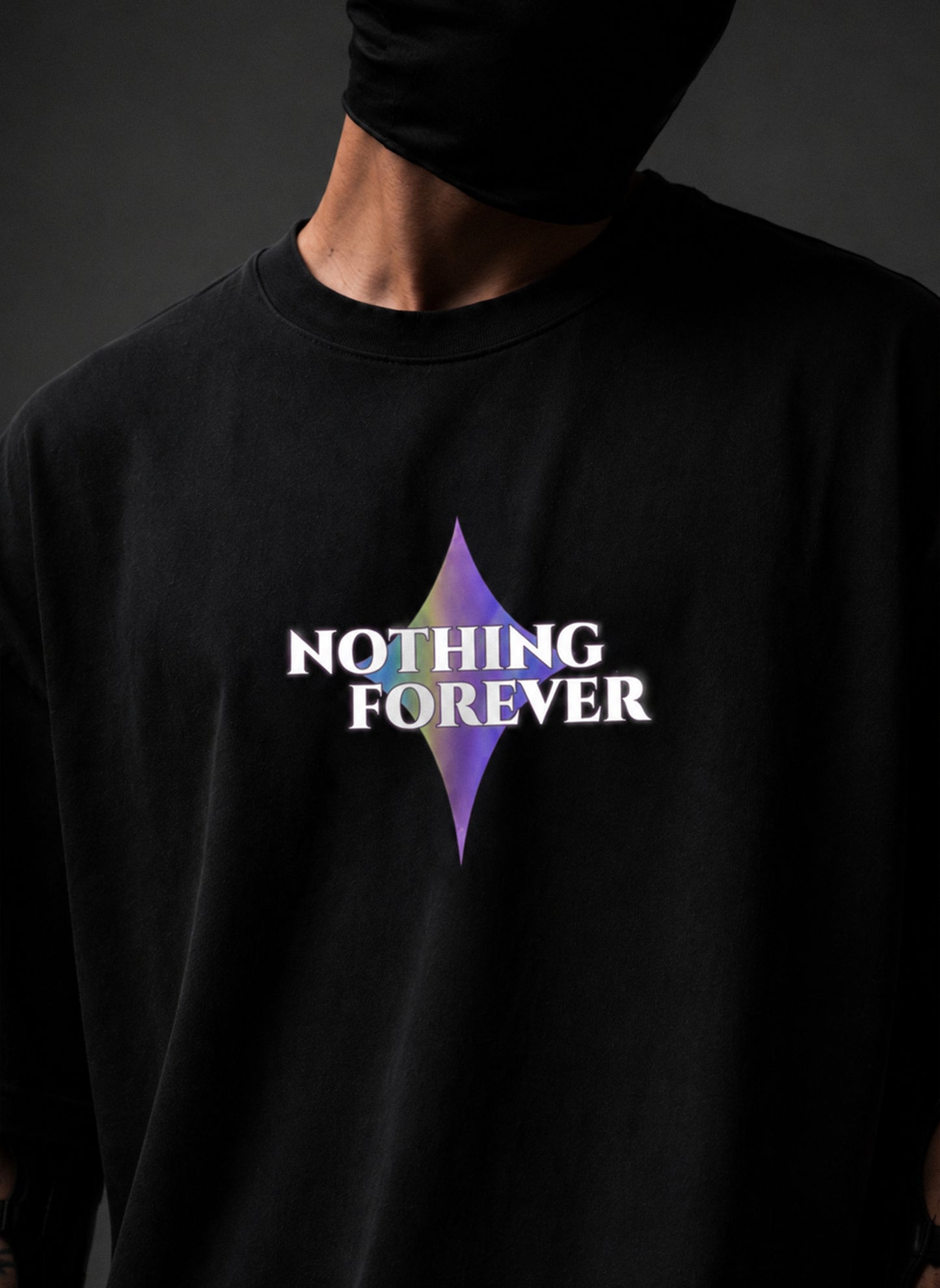 NOTHING FOREVER Oversized - Reflective Tee