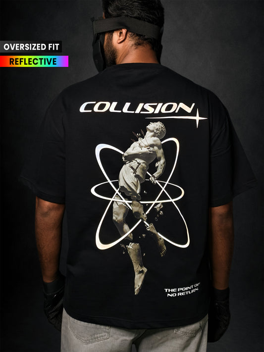 COLLISION Oversized - Reflective Tee