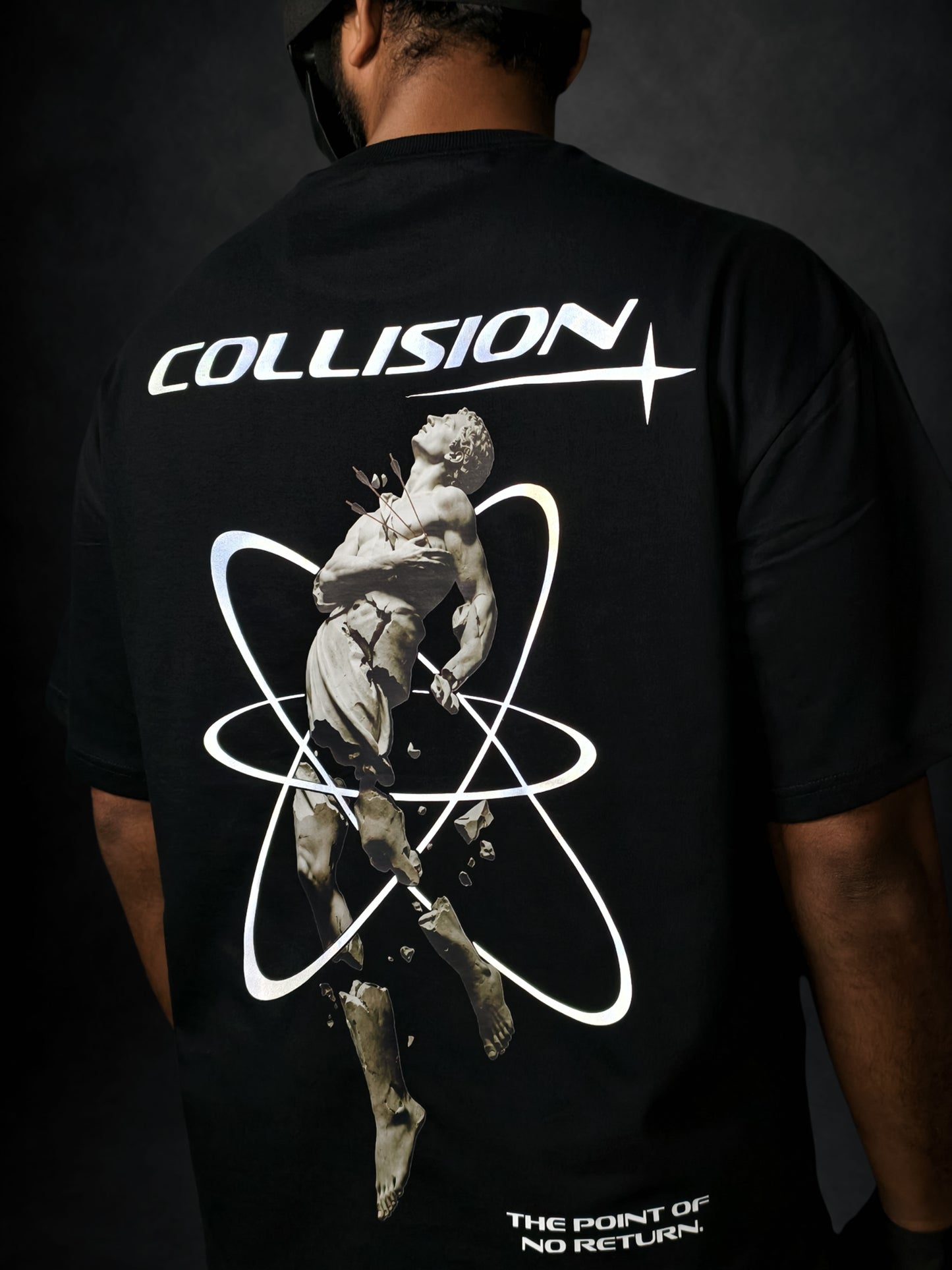 COLLISION Oversized - Reflective Tee