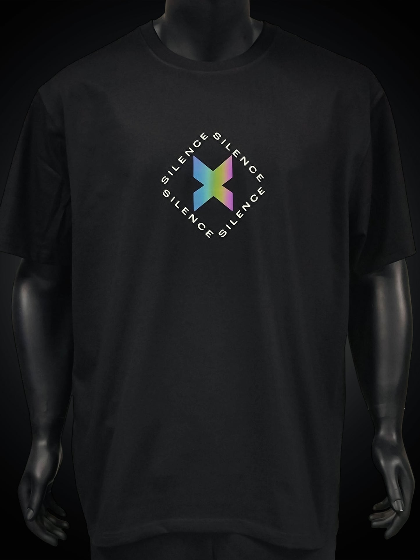 SILENCE | Oversized | Reflective Tee