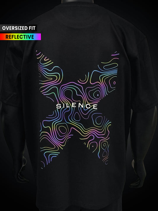 SILENCE | Oversized | Reflective Tee
