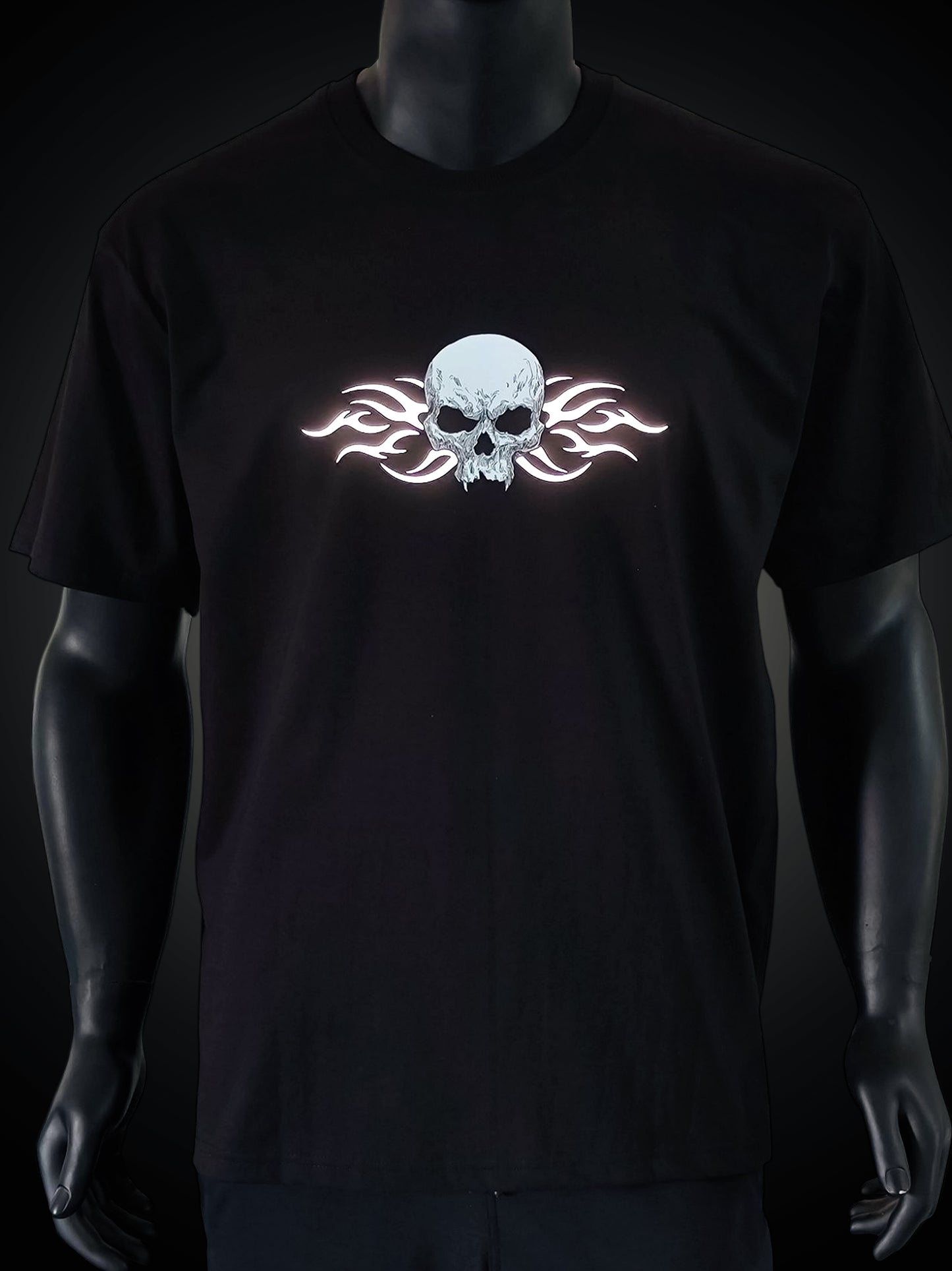 SKULLED | Oversized | Reflective Tee