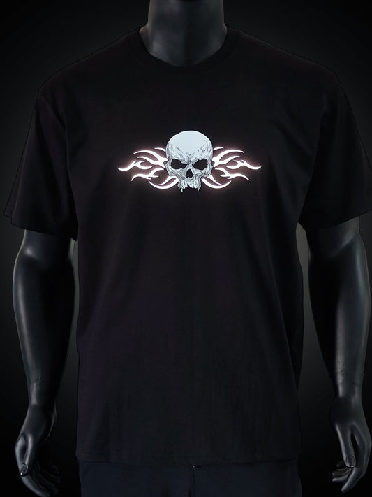 SKULLED | Oversized | Reflective Tee