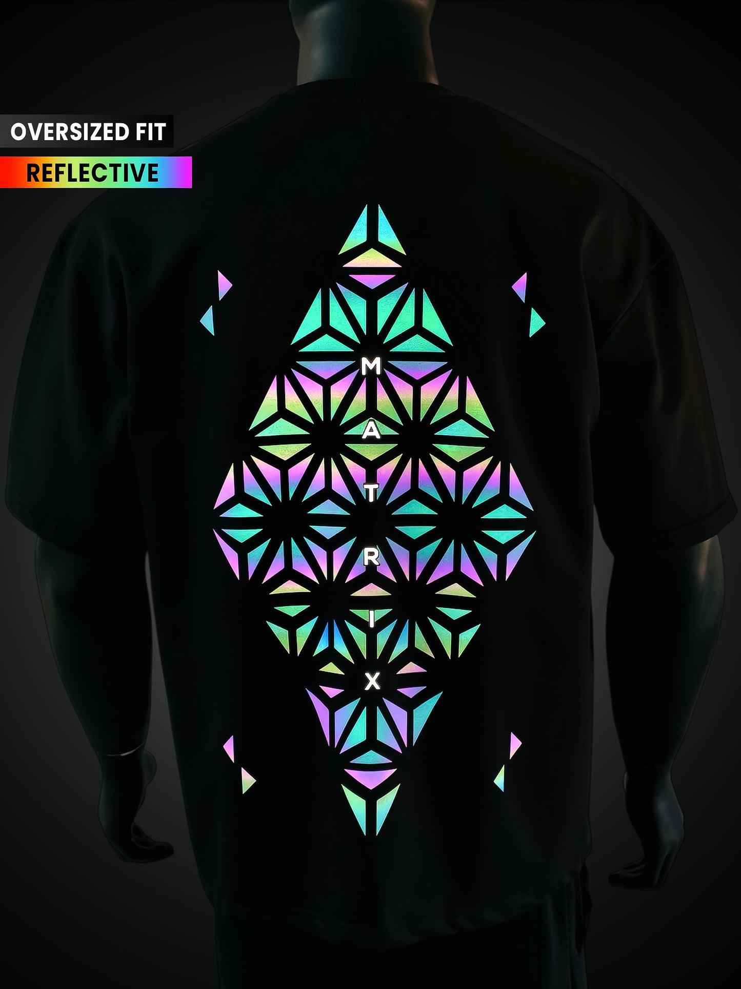 MATRIX | Oversized | Reflective Tee