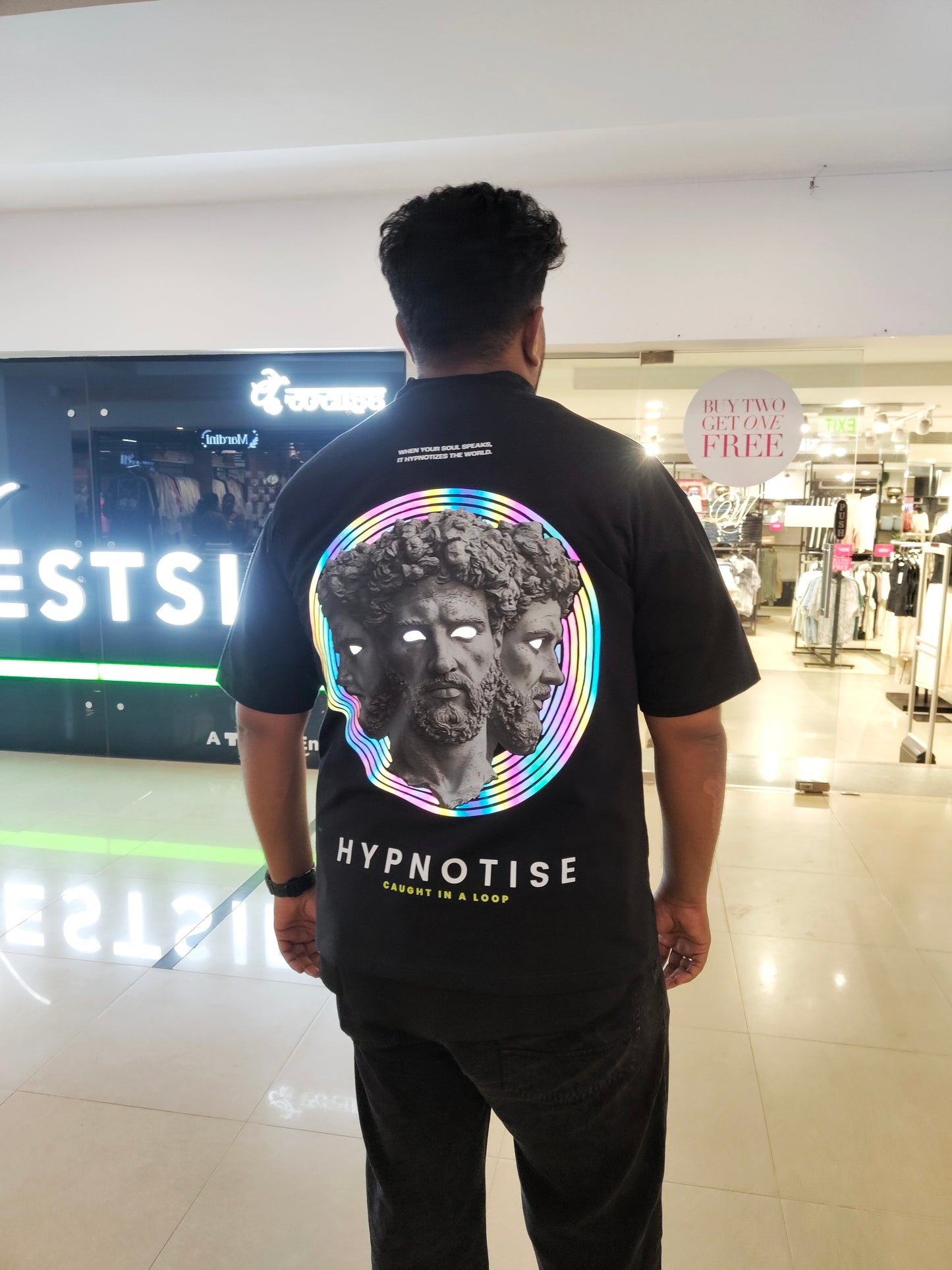 Hypnotise Oversized - Reflective Tee