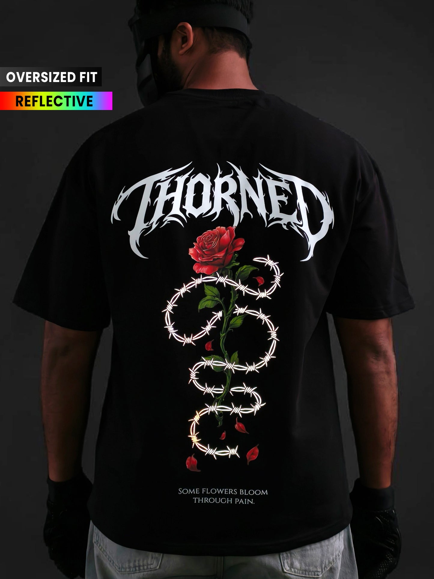 THORNED Oversized - Reflective Tee